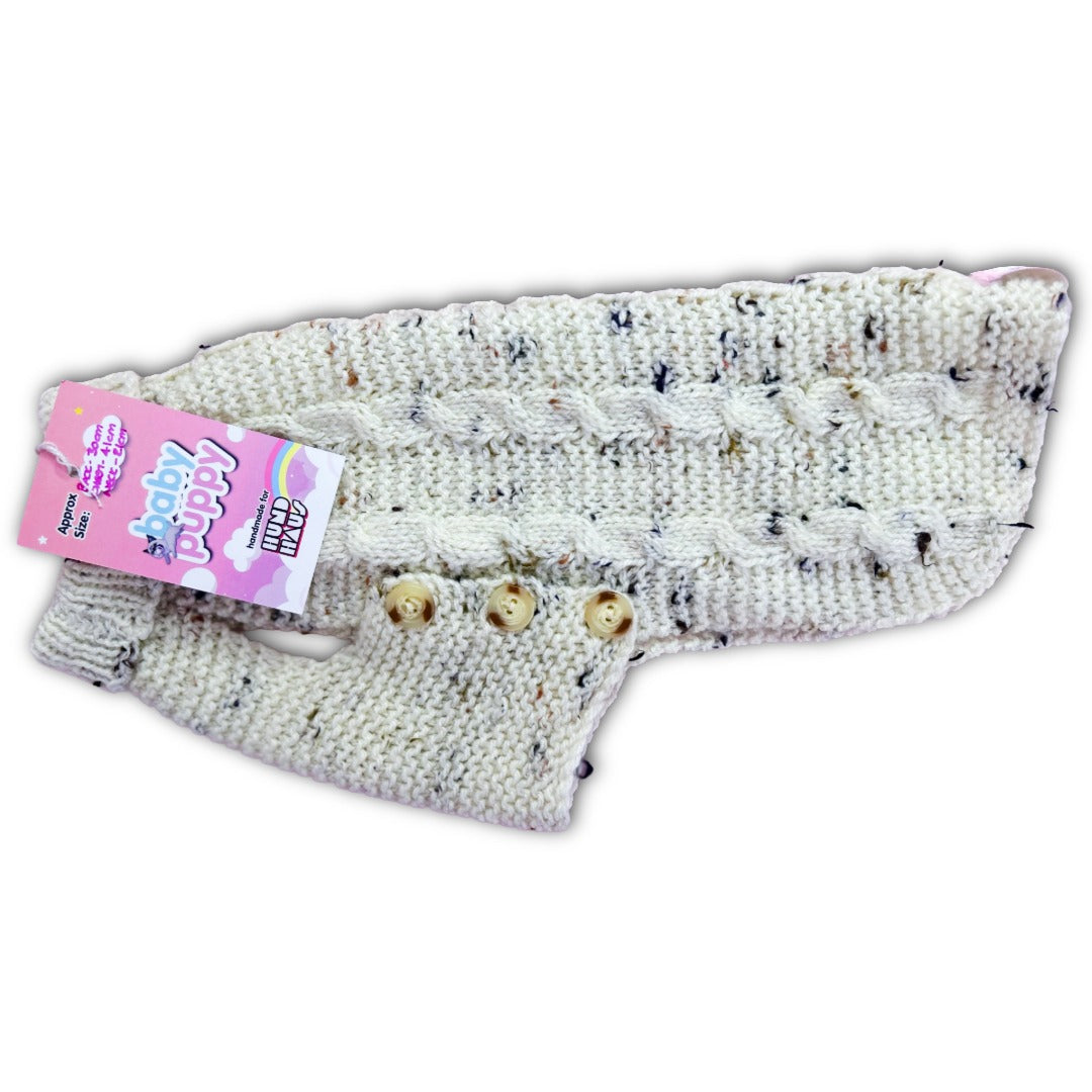 Baby Puppy Winter Wear - Oatmeal (30cmx41cmx21cm)