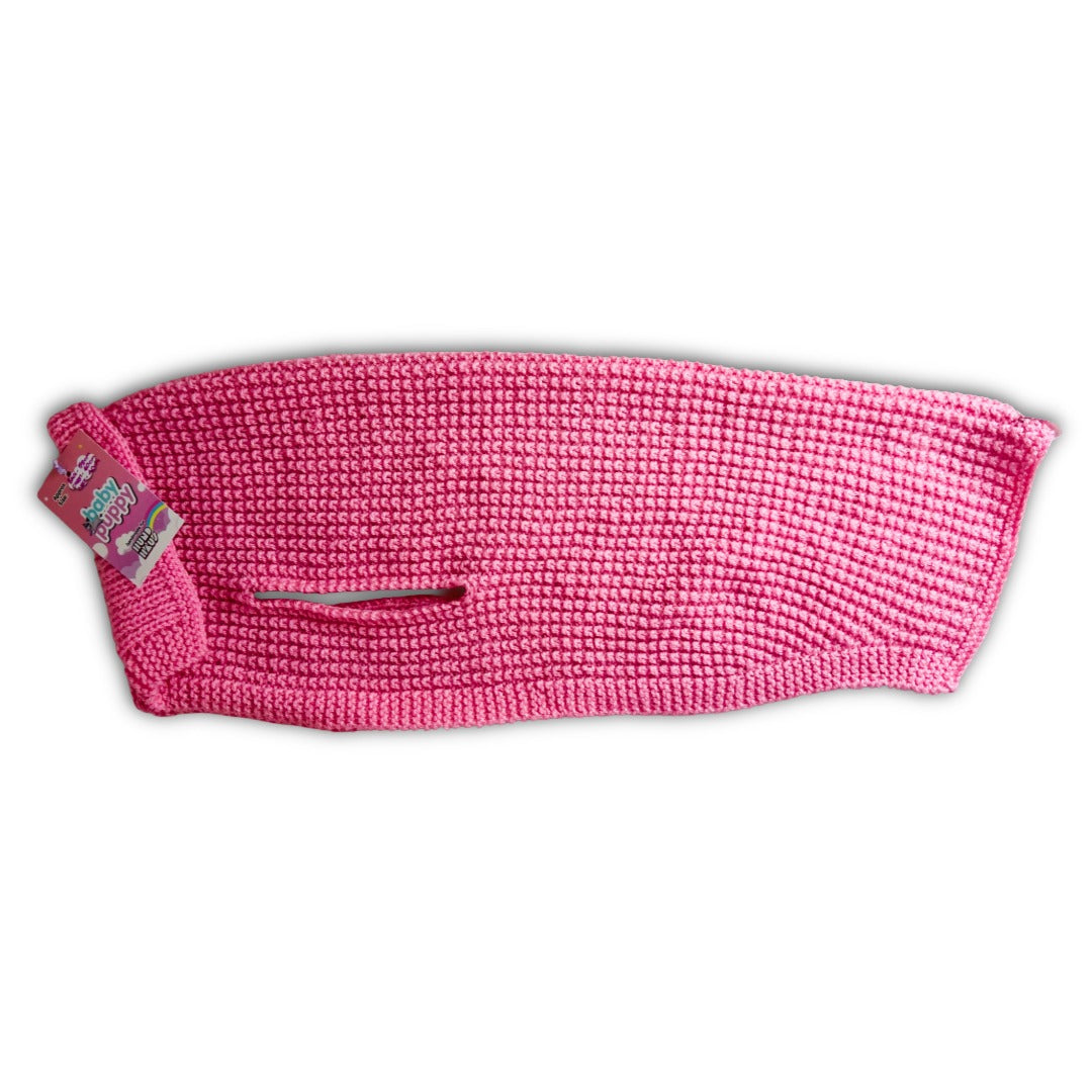 Baby Puppy Winter Wear- Pink Elephant (58cmx60cmx40cm)