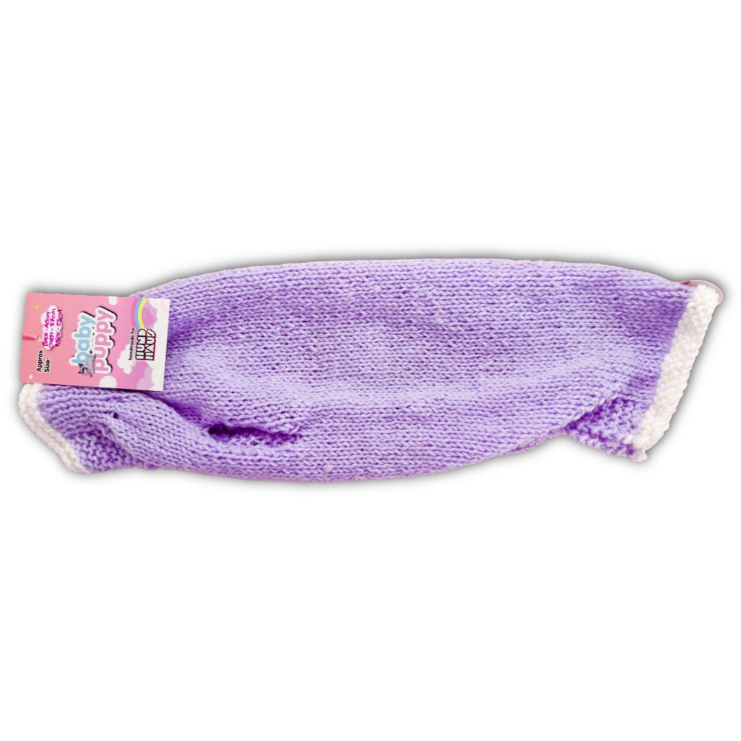 Baby Puppy Winter Wear - Lavender Longboi (40cmx37cmx23cm)