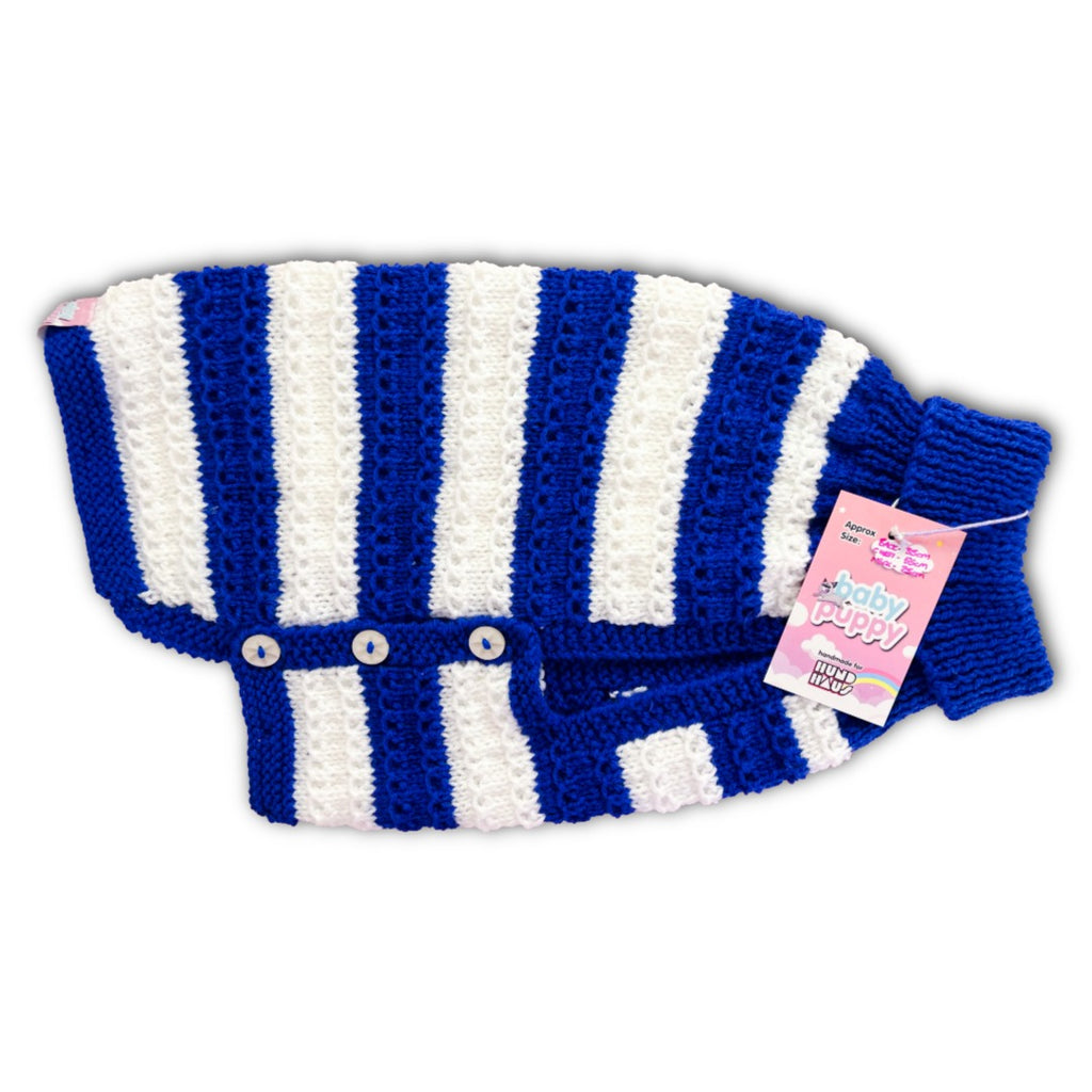Baby Puppy Winter Wear - Sailor Stripe (35cmx55cmx25cm)