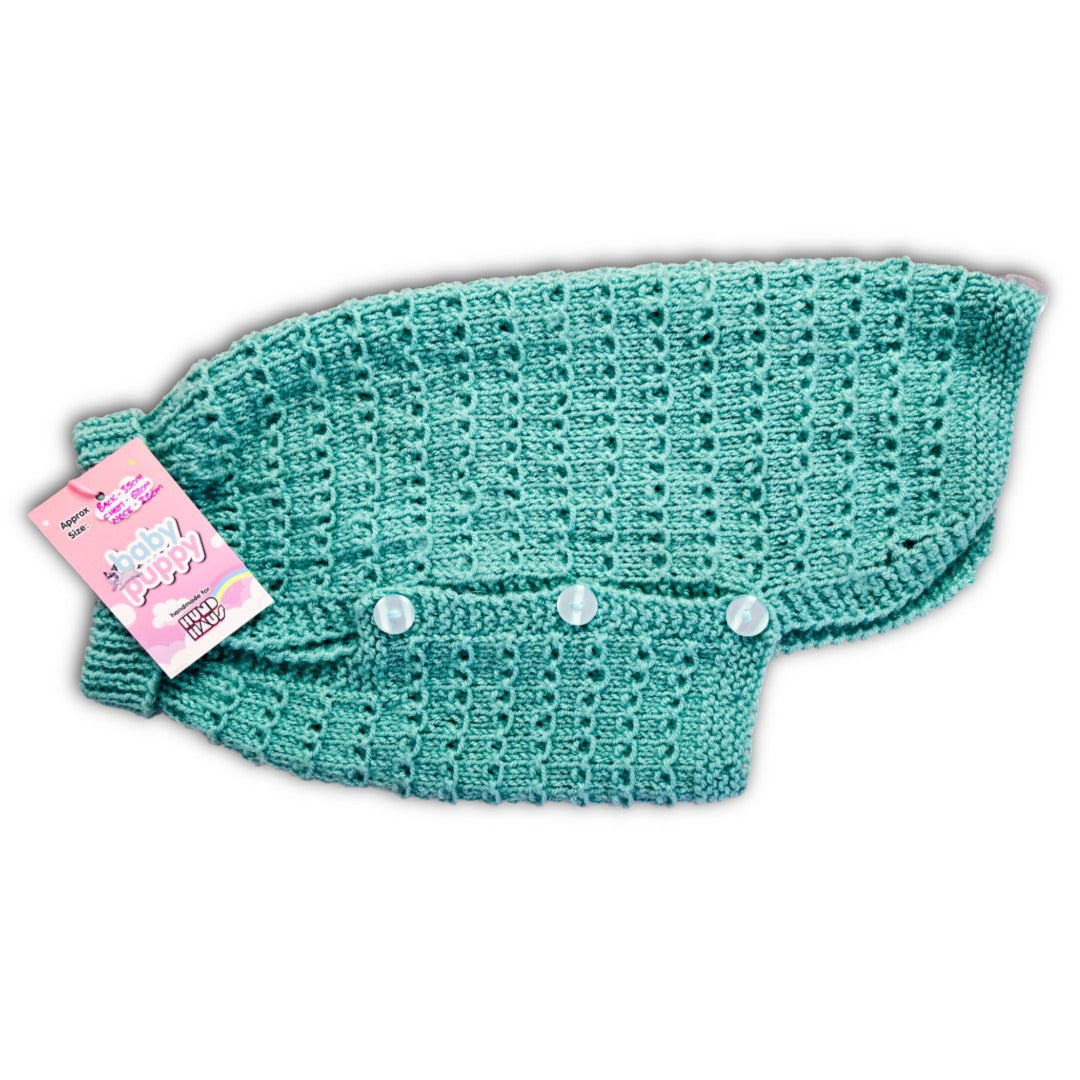 Baby Puppy Winter Wear - Sea Foam (35cmx52cmx32cm)