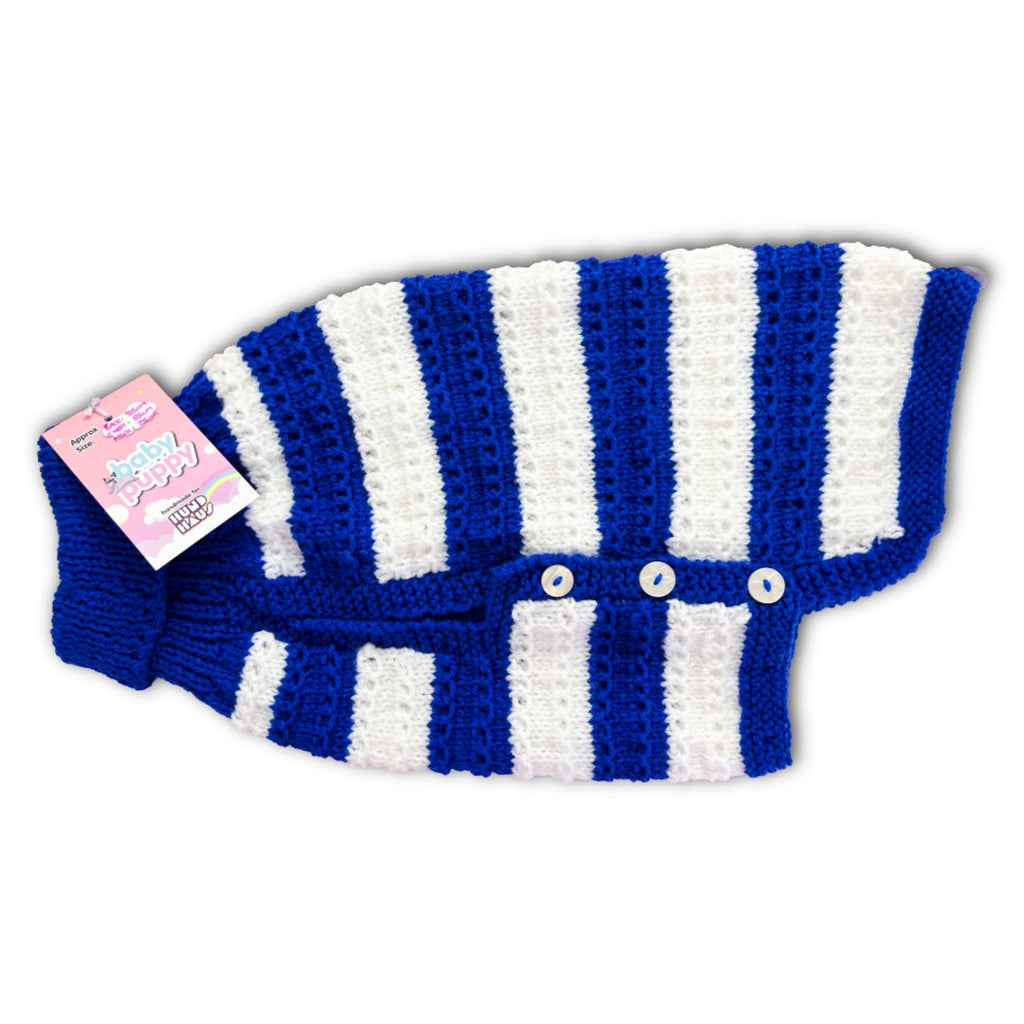 Baby Puppy Winter Wear - Sailor Stripe (35cmx55cmx25cm)