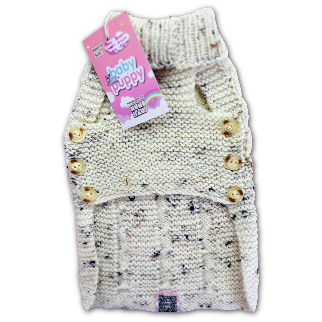 Baby Puppy Winter Wear - Oatmeal (30cmx41cmx21cm)