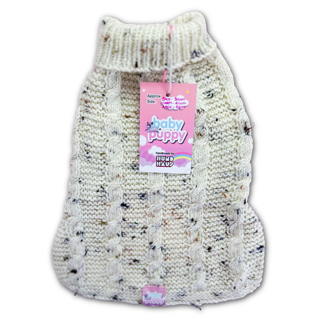 Baby Puppy Winter Wear - Oatmeal (30cmx41cmx21cm)