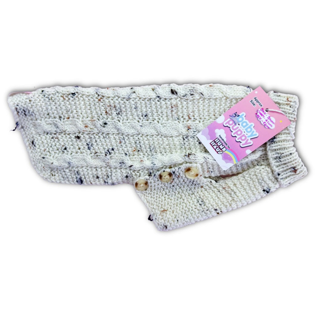 Baby Puppy Winter Wear - Oatmeal (30cmx41cmx21cm)