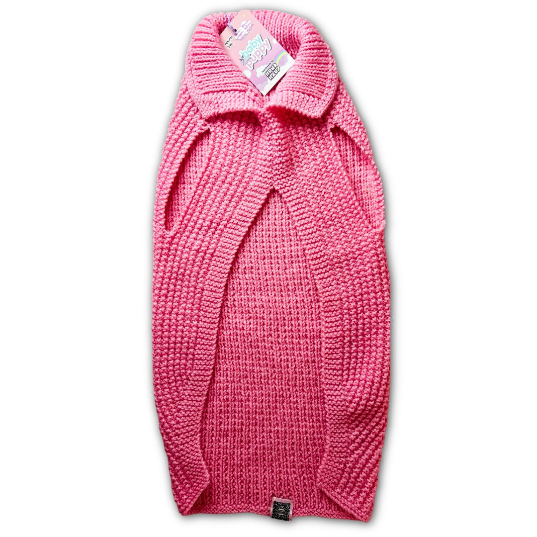 Baby Puppy Winter Wear- Pink Elephant (58cmx60cmx40cm)