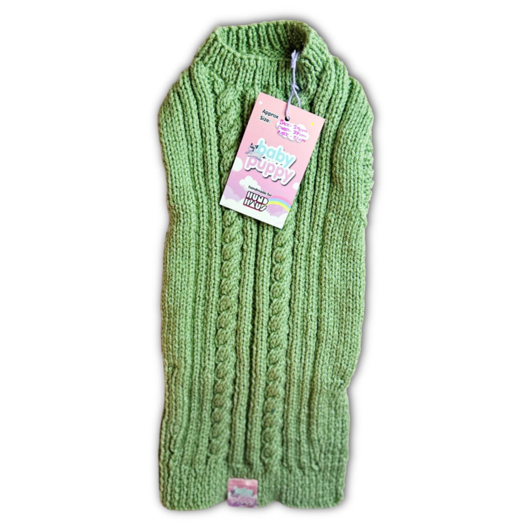 Baby Puppy Winter Wear - Sage (39cmx38cmx21cm)
