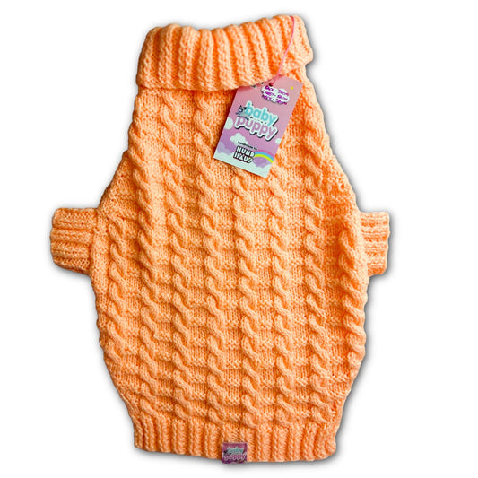 Baby Puppy Winter Wear - Coral Sparkle (37cmx56cmx36cm)
