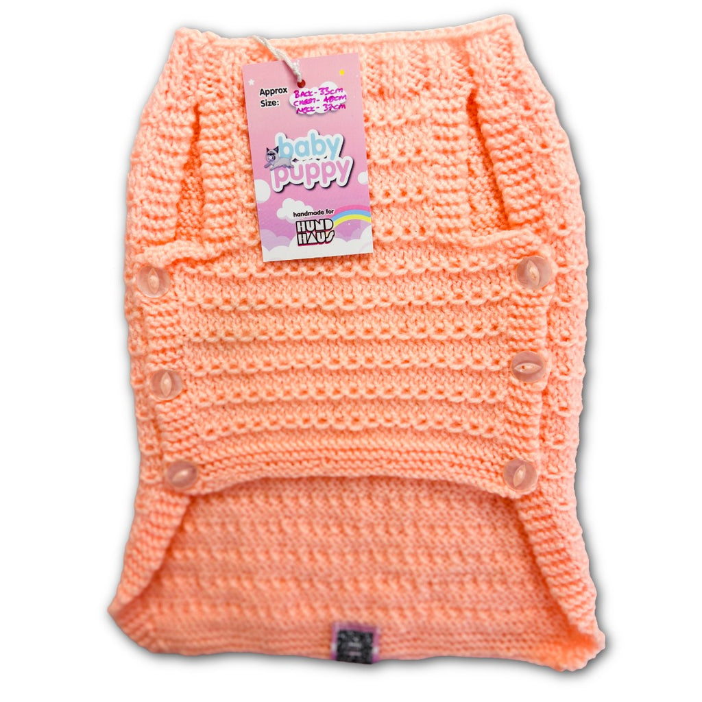 Baby Puppy Winter Wear - Peach (33cmx48cmx37cm)