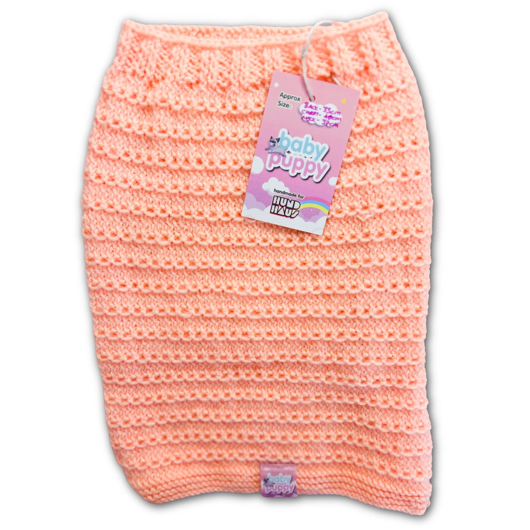 Baby Puppy Winter Wear - Peach (33cmx48cmx37cm)