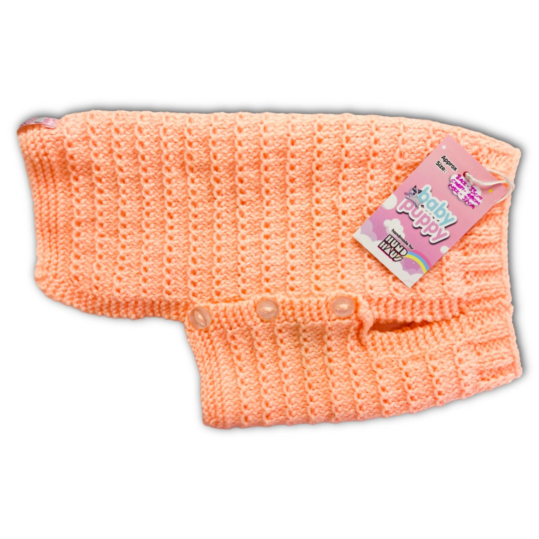 Baby Puppy Winter Wear - Peach (33cmx48cmx37cm)