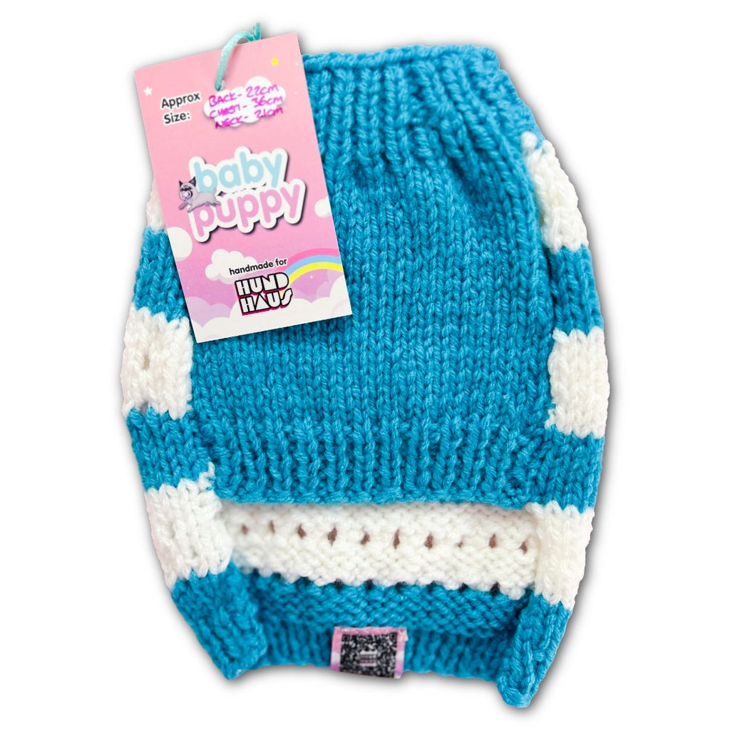 Baby Puppy Winter Wear - Santorini Stripe (22cmx36cmx21cm)