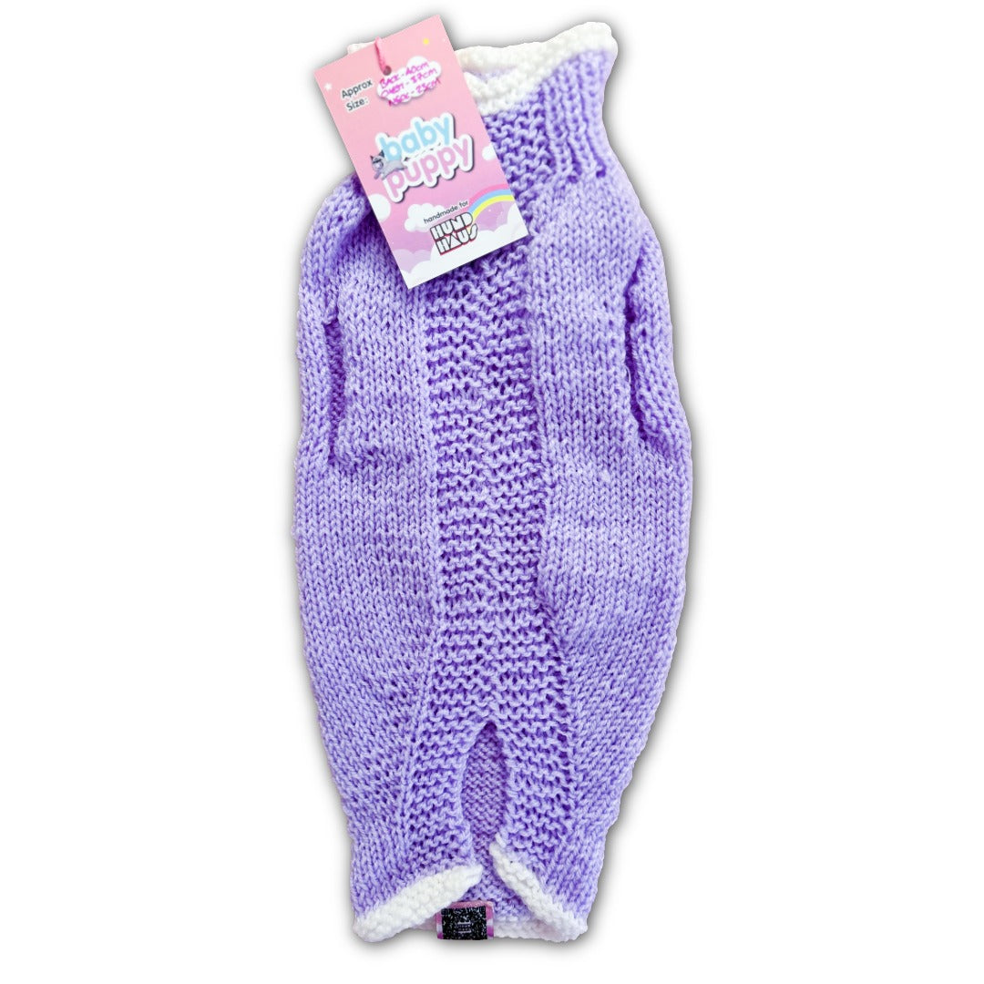 Baby Puppy Winter Wear - Lavender Longboi (40cmx37cmx23cm)