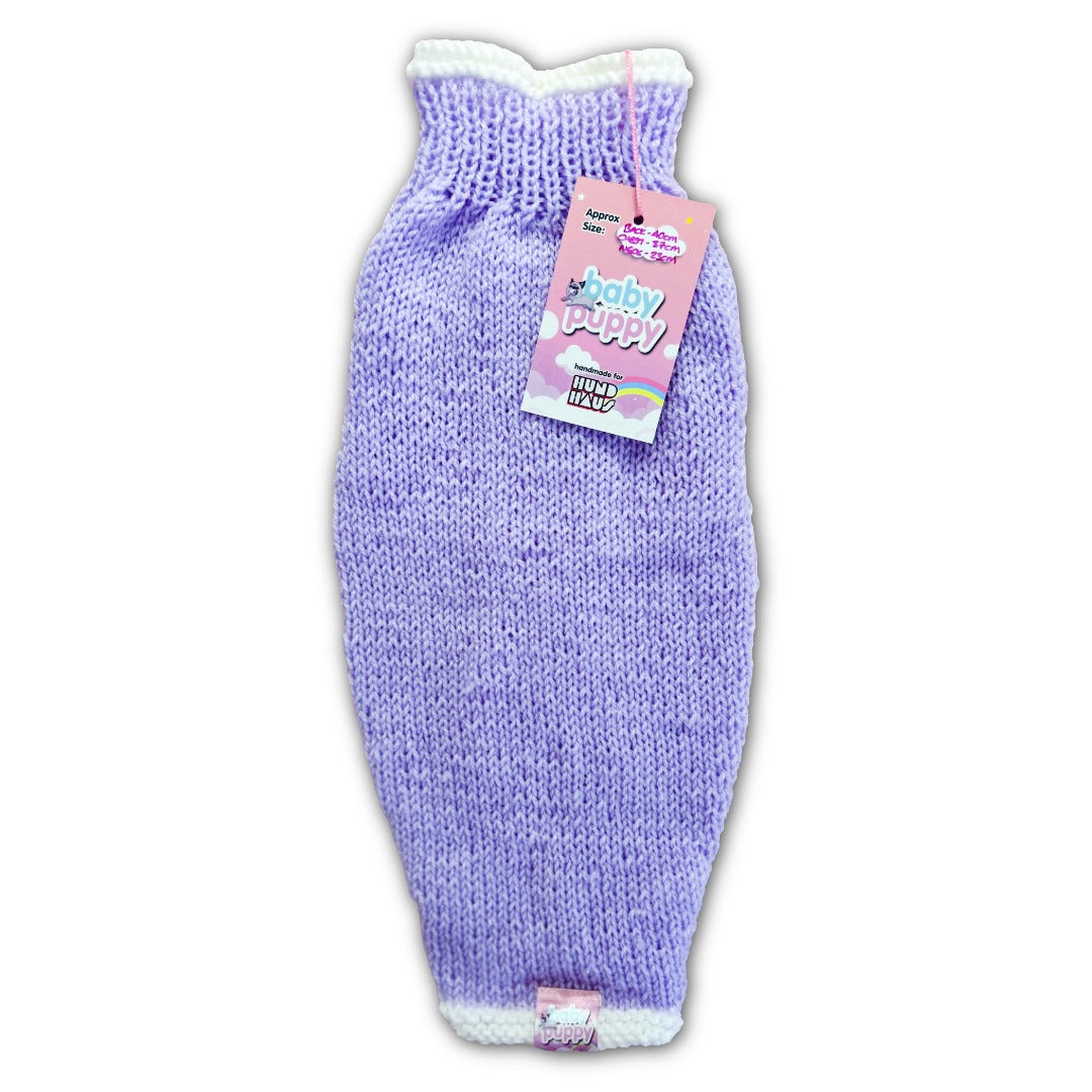 Baby Puppy Winter Wear - Lavender Longboi (40cmx37cmx23cm)