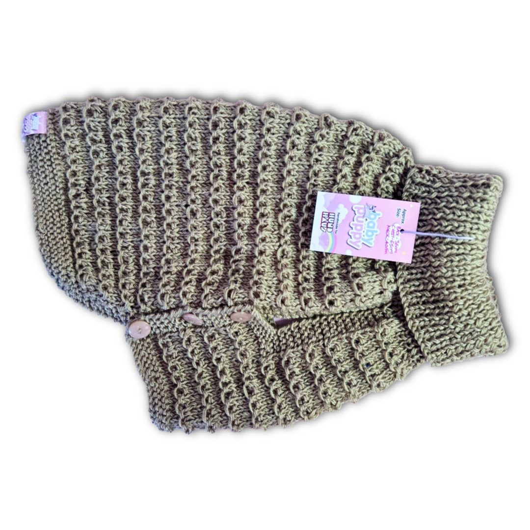 Baby Puppy Winter Wear - Moss (36cmx65cmx40cm)