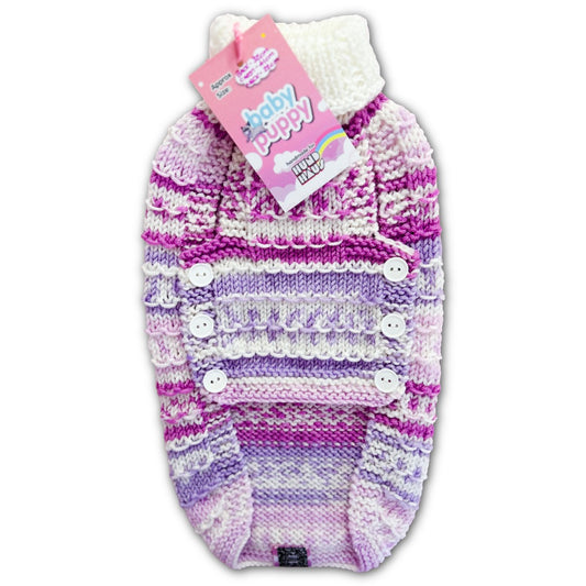 Baby Puppy Winter Wear - Crocus Flower (32cmx41cmx22cm)