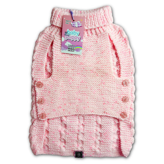 Baby Puppy Winter Wear - Candy Floss (36cmx58cmx35cm)