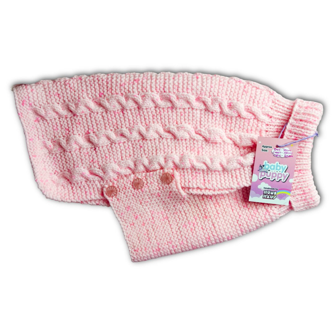 Baby Puppy Winter Wear - Candy Floss (36cmx58cmx35cm)