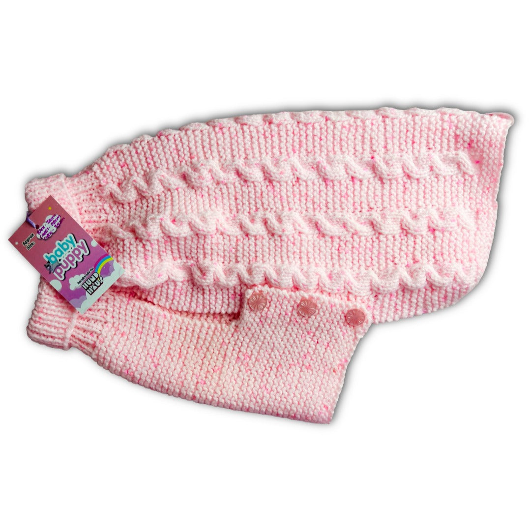 Baby Puppy Winter Wear - Candy Floss (36cmx58cmx35cm)
