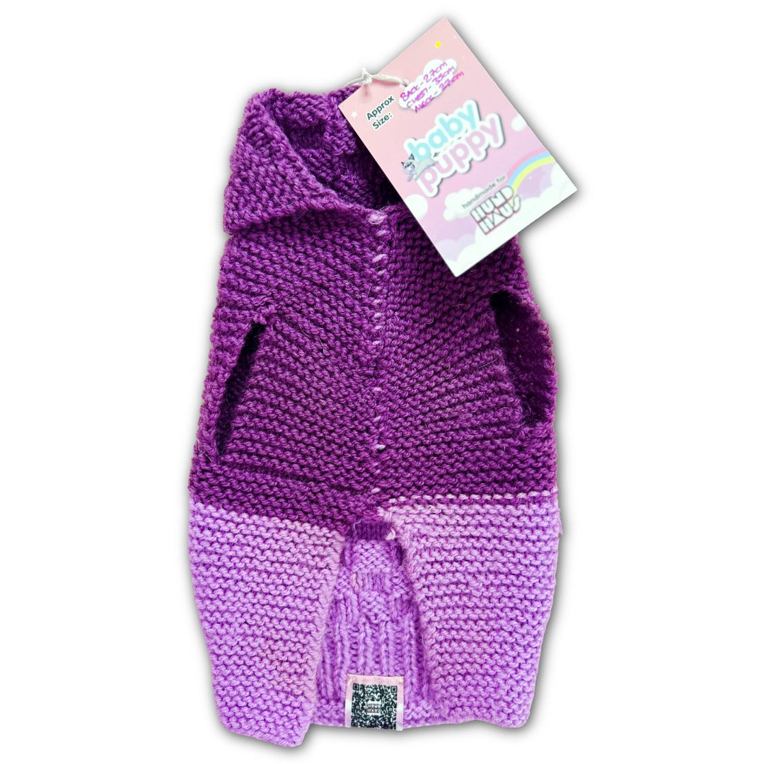 Baby Puppy Winter Wear - Grape Escape (27cmx35cmx27cm)