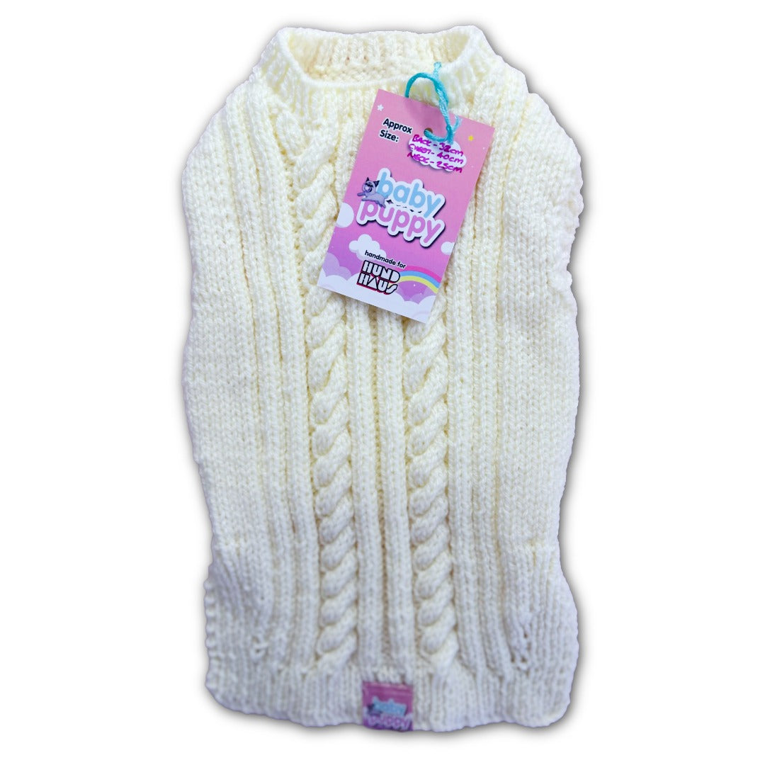 Baby Puppy Winter Wear - Vanilla Cream (32cmx40cmx25cm)