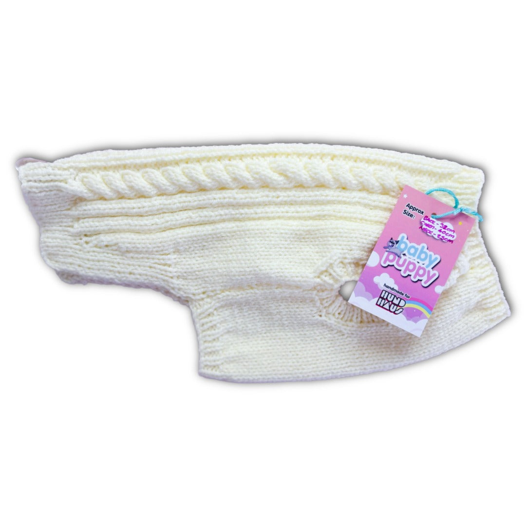 Baby Puppy Winter Wear - Vanilla Cream (32cmx40cmx25cm)