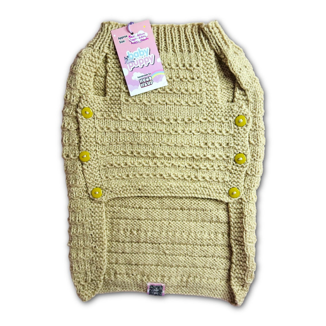 Baby Puppy Winter Wear - Chai Latte (40cmx60cmx40xm)