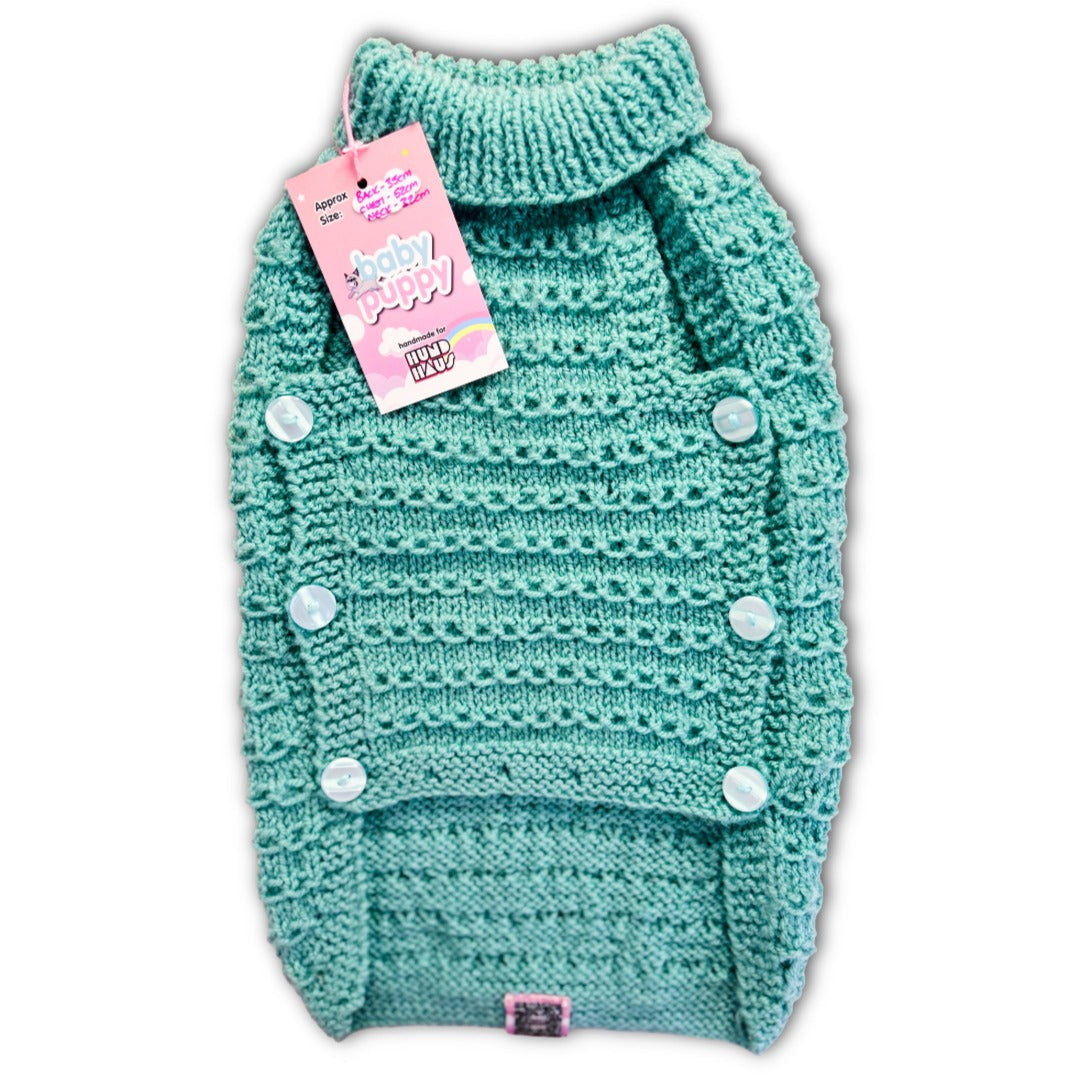 Baby Puppy Winter Wear - Sea Foam (35cmx52cmx32cm)